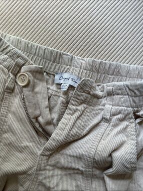 Cream Corduroy Trousers